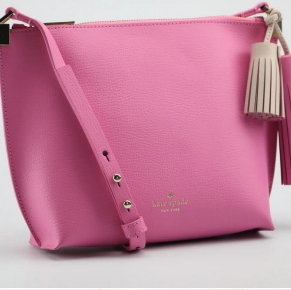 kate spade Handbags - Kate Spade Foster Court Pepper Crossbody Bag Purse Hot Pink Tassels NWOT